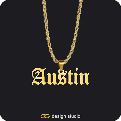 The Mens Essential Name Necklace