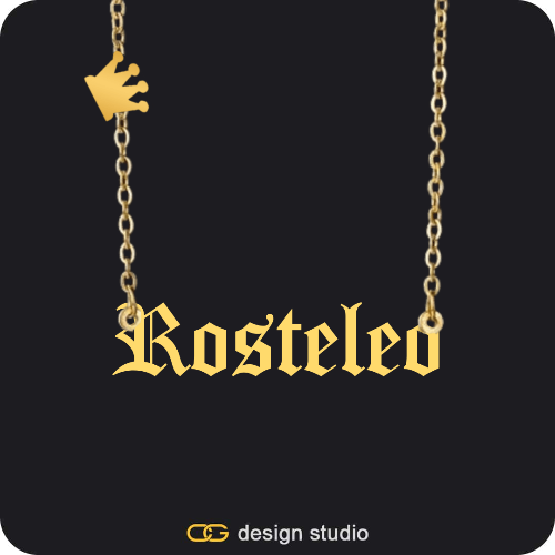 The Essential Name Necklace: Charm