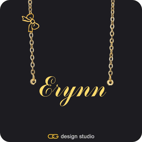 The Essential Name Necklace: Charm