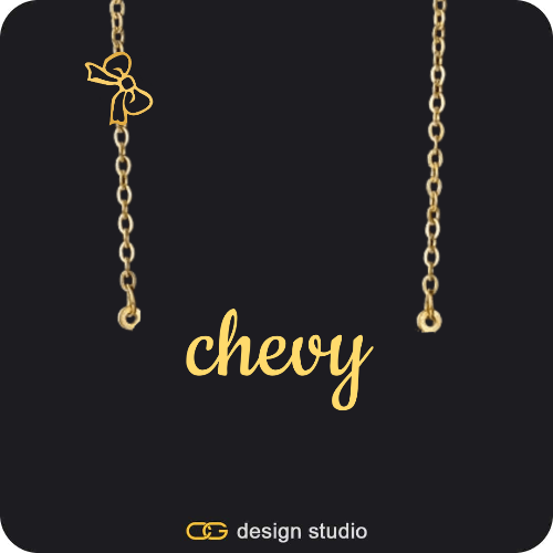 The Essential Name Necklace: Charm