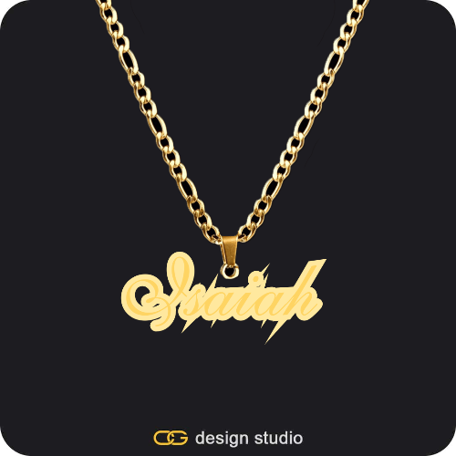 The Spotlight Double Plated Name Necklace