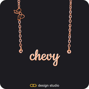 The Essential Name Necklace: Charm