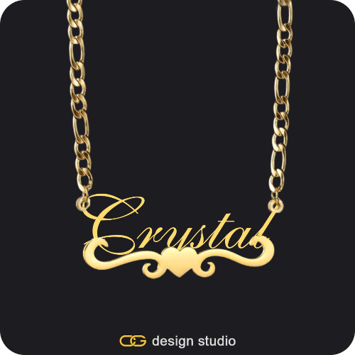 The Essential Name Necklace: Underline