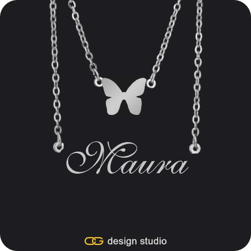 The Essential Name Necklace: Double Layer