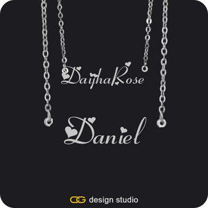 The Essential Name Necklace: Double Layer