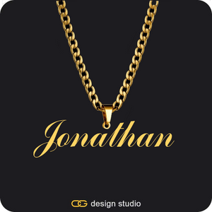 The Essential Name Necklace: Looped