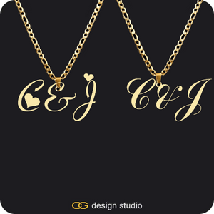 His & Hers Name Necklaces