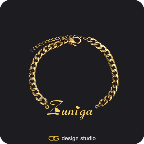 The Essential Name Bracelet: Cuban