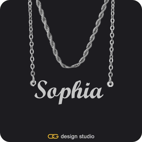 The Essential Name Necklace: Double Layer