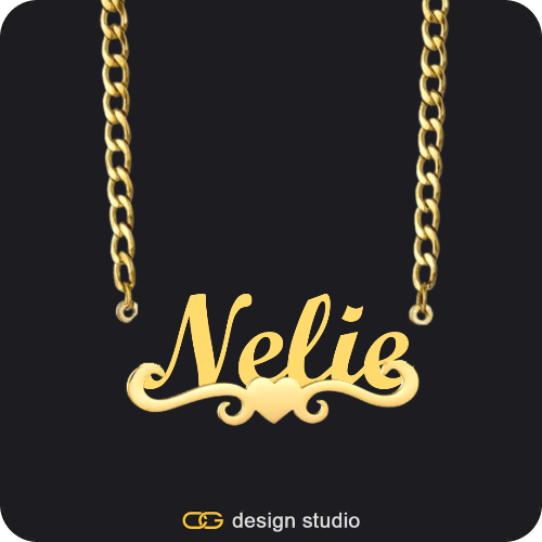 The Essential Name Necklace: Underline