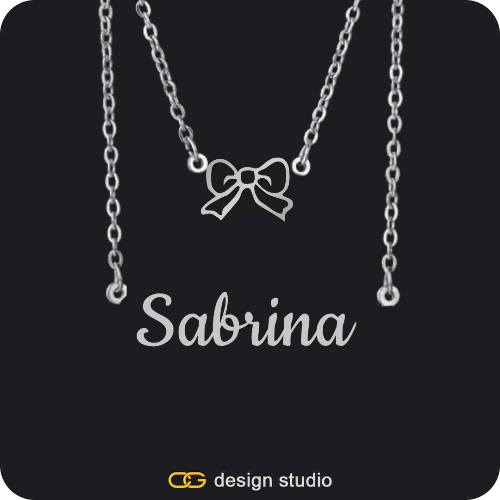 The Essential Name Necklace: Double Layer