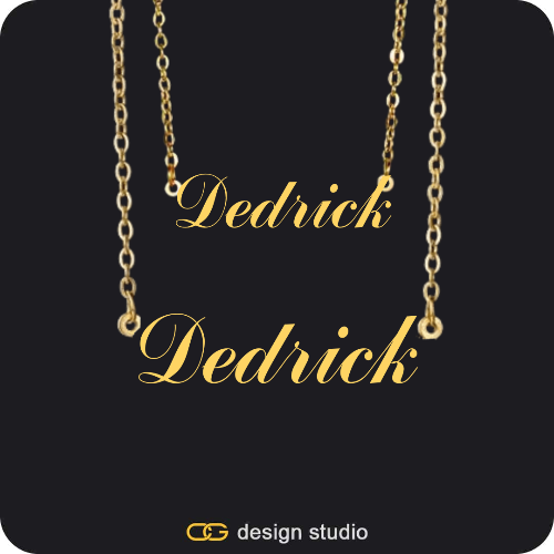 The Essential Name Necklace: Double Layer