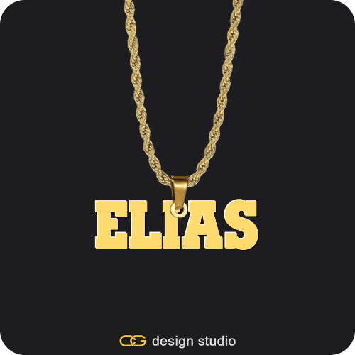 The Mens Essential Name Necklace
