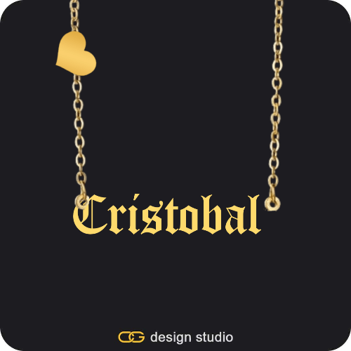 The Essential Name Necklace: Charm