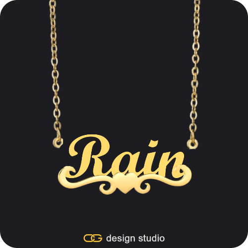 The Essential Name Necklace: Underline