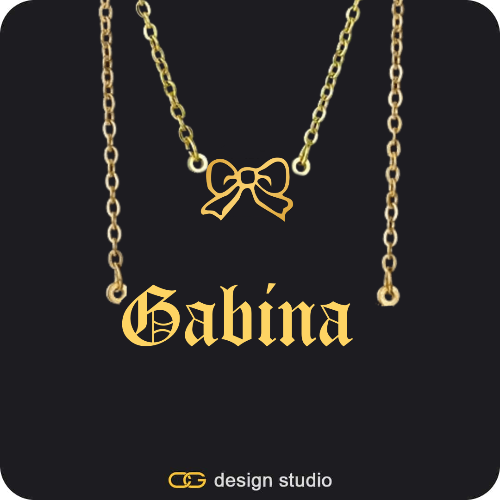 The Essential Name Necklace: Double Layer