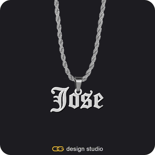 The Mens Essential Name Necklace