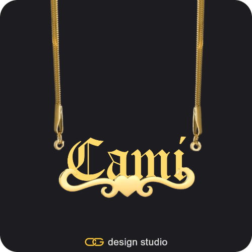 The Essential Name Necklace: Underline