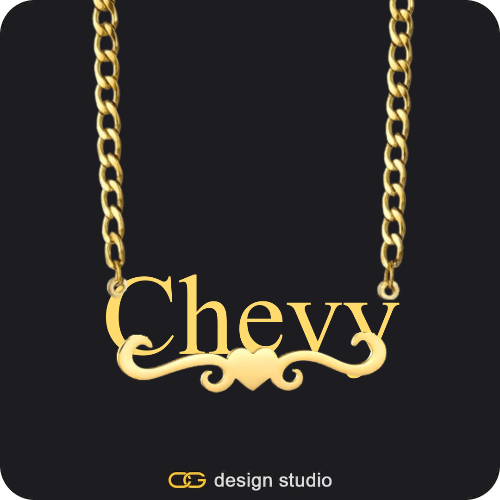 The Essential Name Necklace: Underline