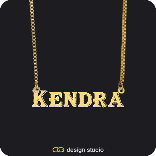 The Mens Essential Name Necklace