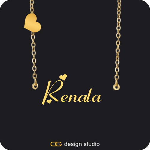 The Essential Name Necklace: Charm