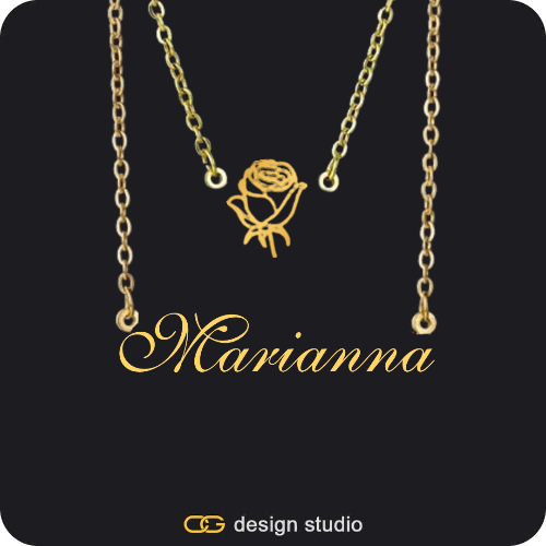 The Essential Name Necklace: Double Layer