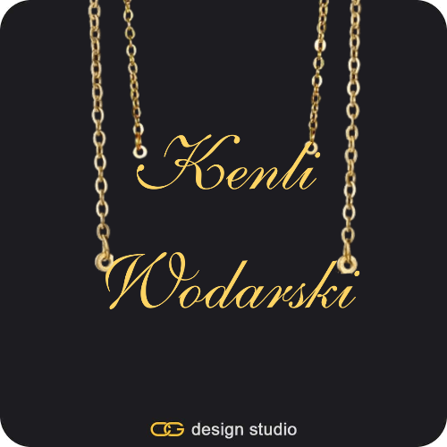 The Essential Name Necklace: Double Layer