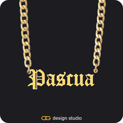 The Mens Essential Name Necklace