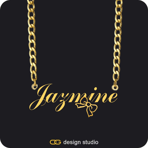 The Essential Name Necklace: Cuban chain