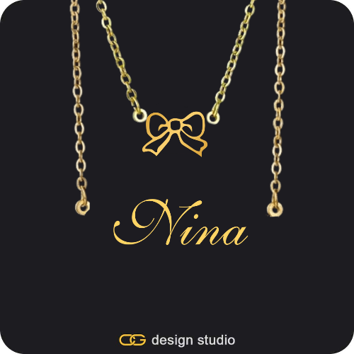 The Essential Name Necklace: Double Layer