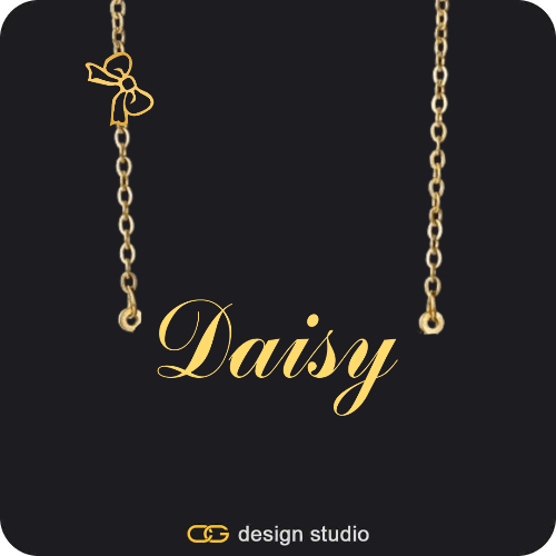 The Essential Name Necklace: Charm