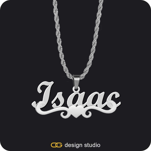 The Essential Name Necklace: Underline