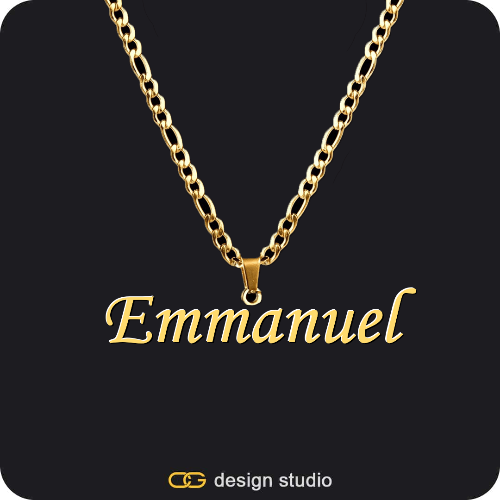 The Mens Essential Name Necklace