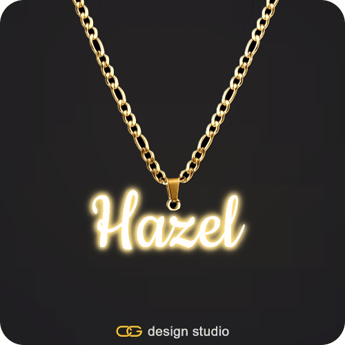 The Essential Name Necklace: Sparkling