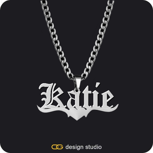 The Essential Name Necklace: Underline