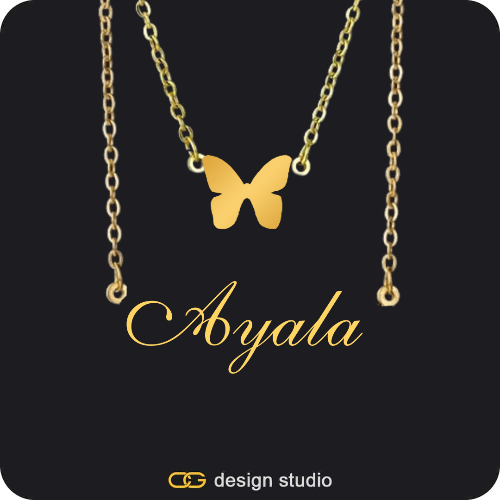 The Essential Name Necklace: Double Layer