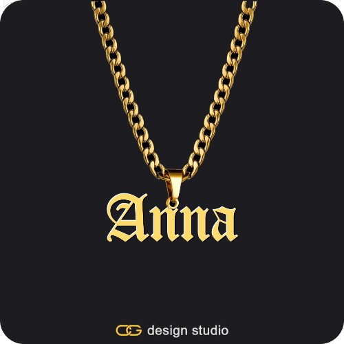 The Mens Essential Name Necklace