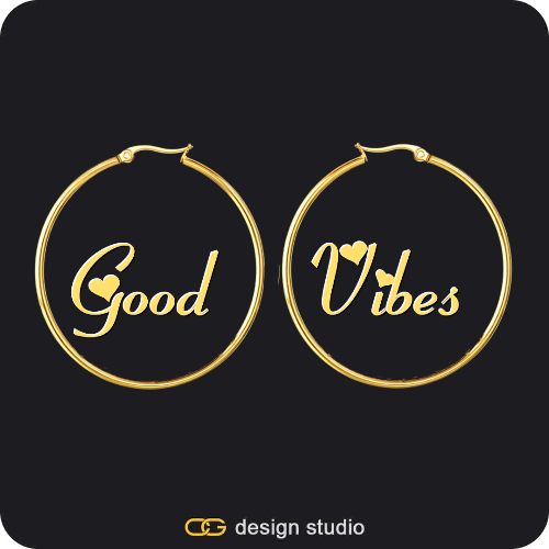 The Essential Hoop Name Earrings