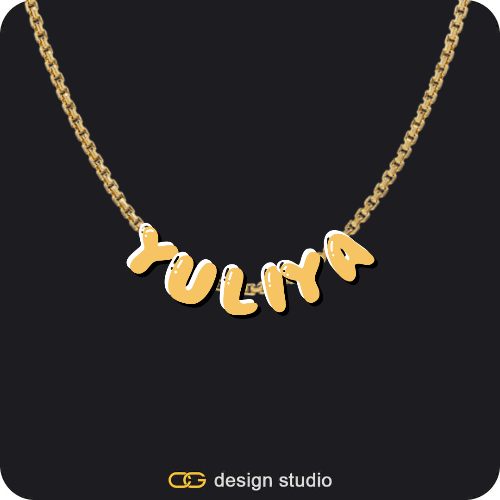 The Cloud Name Necklace