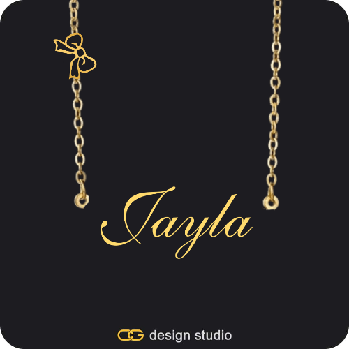 The Essential Name Necklace: Charm