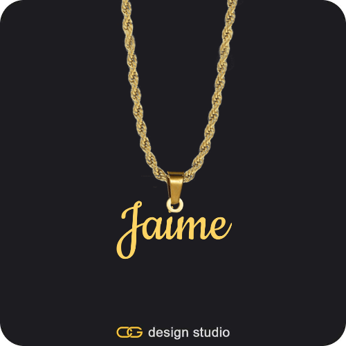 The Essential Name Necklace: Looped