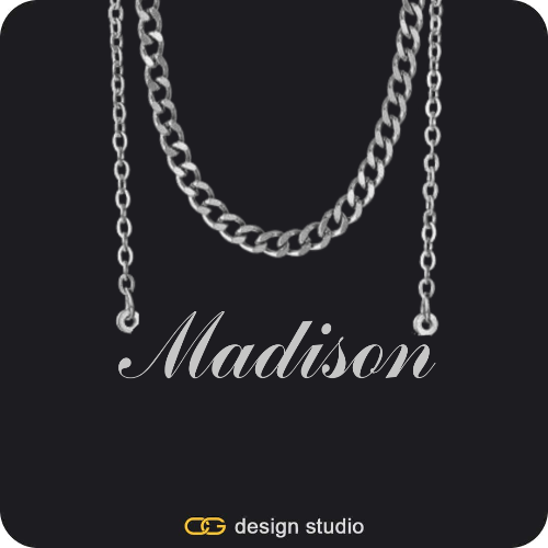 The Essential Name Necklace: Double Layer