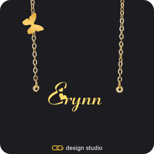 The Essential Name Necklace: Charm