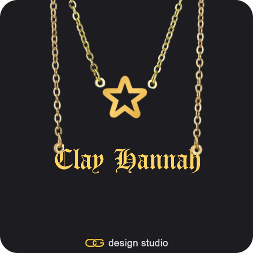 The Essential Name Necklace: Double Layer