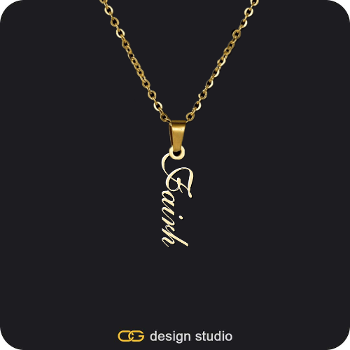 The Vertical Name Necklace