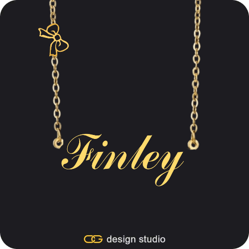 The Essential Name Necklace: Charm