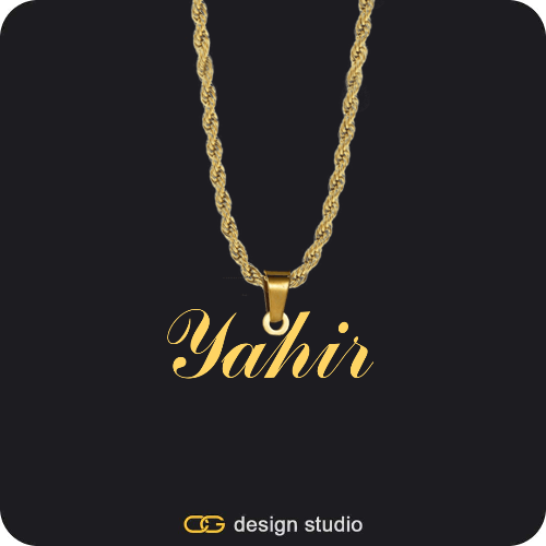 The Essential Name Necklace: Looped