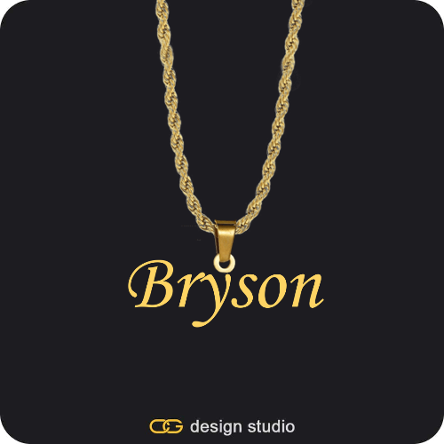 The Essential Name Necklace: Looped