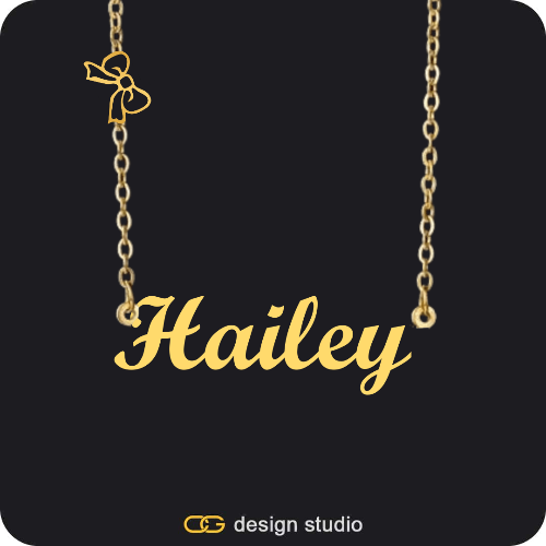 The Essential Name Necklace: Charm