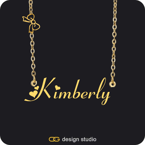 The Essential Name Necklace: Charm